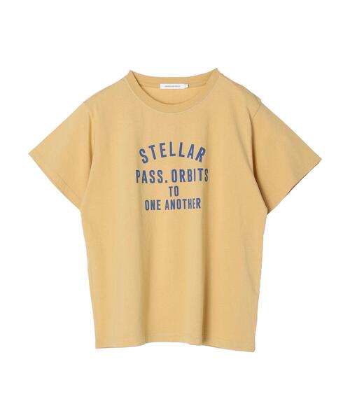 AMERICAN HOLIC（アメリカンホリック）の「アソートロゴカット半袖プルオーバー（Tシャツ/カットソー・レディース・イエロー/オフホワイト/カーキ/チャコールグレー・L/M）」の18枚目の写真