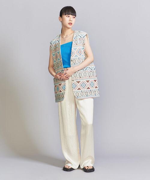 BEAUTY&YOUTH ネイティブジャガードベスト BEAUTY&YOUTH UNITED ARROWS（ビューティーアンドユース