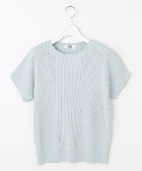 【未使用】J.PRESS レーヨンエリートストレッチ フレンチスリーブニット L セール】【洗える】 レーヨンエリートストレッチ フレンチ