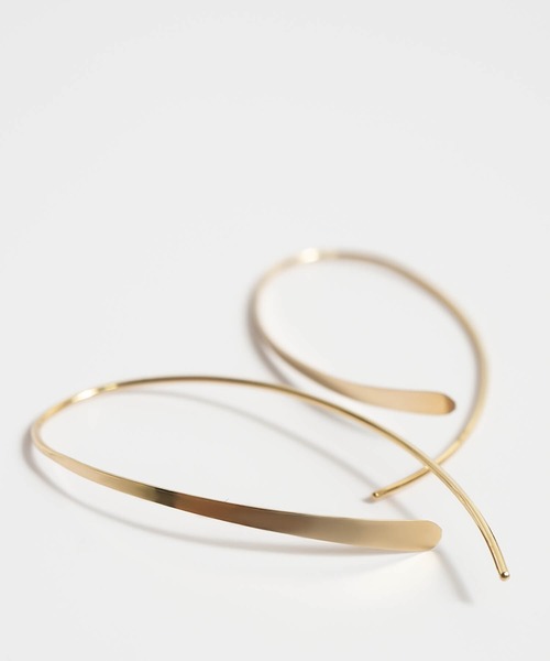 Ops.(オプス)の「18K ピアス フープピアス 金属アレルギー対応【GOUCCIA ゴーチャ】(ピアス(両耳用)・レディース・イエローゴールド/ピンクゴールド・ONE SIZE)」の14枚目の写真