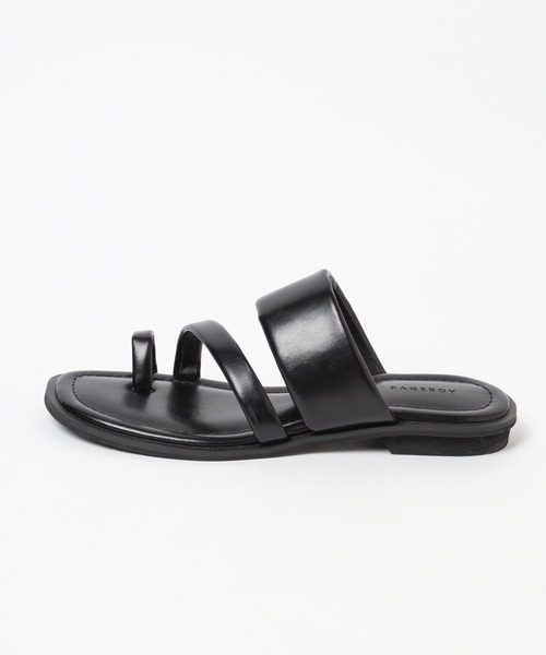 PAGEBOY（ページボーイ）の「トングフラットサンダル（サンダル・レディース・オフホワイト/ブラック・M/L）」の7枚目の写真