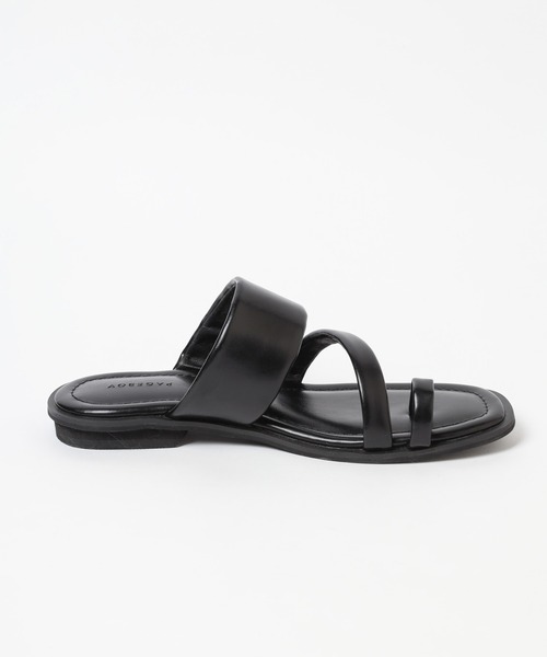 PAGEBOY（ページボーイ）の「トングフラットサンダル（サンダル・レディース・オフホワイト/ブラック・M/L）」の8枚目の写真