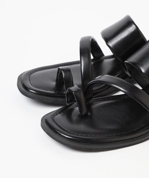 PAGEBOY（ページボーイ）の「トングフラットサンダル（サンダル・レディース・オフホワイト/ブラック・M/L）」の12枚目の写真