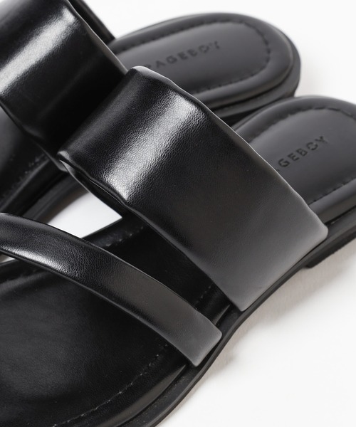 PAGEBOY（ページボーイ）の「トングフラットサンダル（サンダル・レディース・オフホワイト/ブラック・M/L）」の14枚目の写真