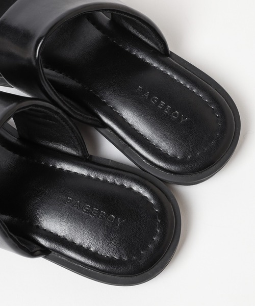 PAGEBOY（ページボーイ）の「トングフラットサンダル（サンダル・レディース・オフホワイト/ブラック・M/L）」の15枚目の写真