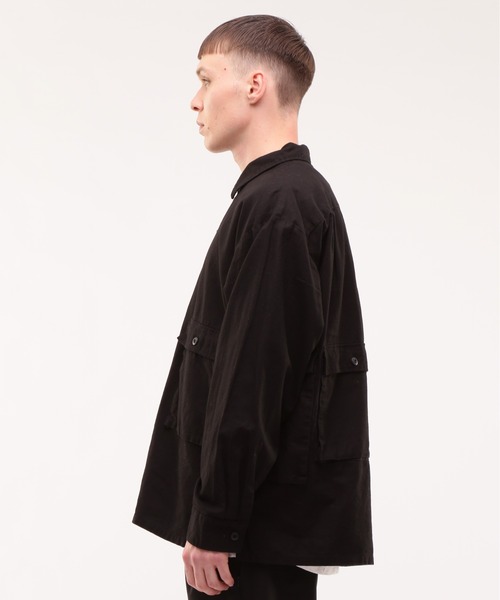 TENBOX（テンボックス）の「MANASTASH×TENBOX(マナスタッシュ×テンボックス)HEMP DRUG DEALER SHIRT ヘンプドラッグディーラーシャツ（シャツ/ブラウス・メンズ・ブラック・L/M）」の10枚目の写真