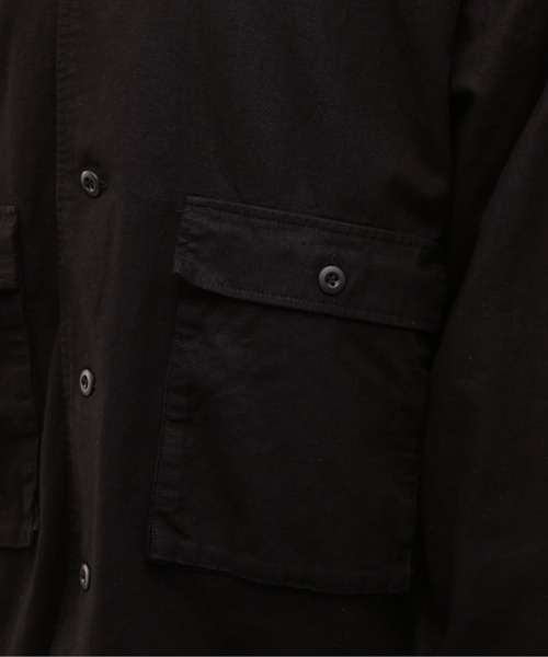 TENBOX（テンボックス）の「MANASTASH×TENBOX(マナスタッシュ×テンボックス)HEMP DRUG DEALER SHIRT ヘンプドラッグディーラーシャツ（シャツ/ブラウス・メンズ・ブラック・L/M）」の15枚目の写真