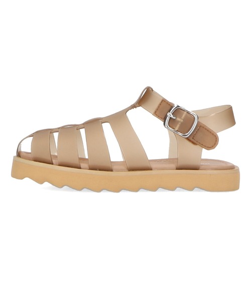 ORiental TRaffic(オリエンタルトラフィック)の「EC限定 PVCグルカサンダル K-321(サンダル・キッズ・ブラウン/グリーン/レインボー・15.0cm/16.0cm/17.0cm/18.0cm/19.0cm/20.0cm)」の4枚目の写真