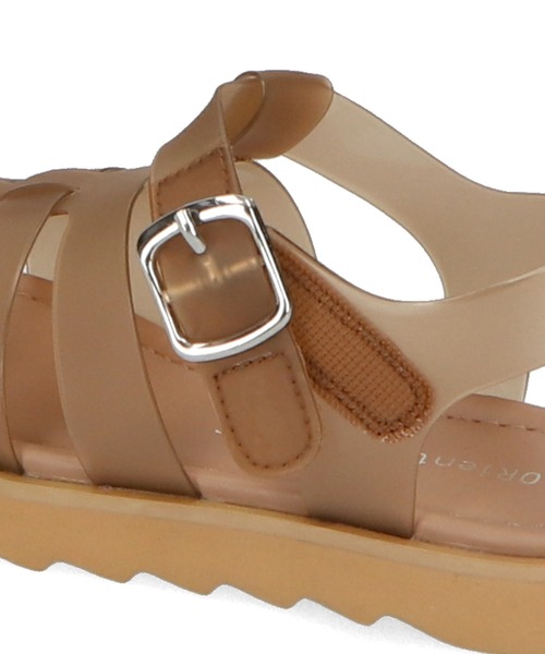 ORiental TRaffic(オリエンタルトラフィック)の「EC限定 PVCグルカサンダル K-321(サンダル・キッズ・ブラウン/グリーン/レインボー・15.0cm/16.0cm/17.0cm/18.0cm/19.0cm/20.0cm)」の6枚目の写真