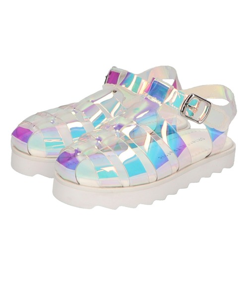 ORiental TRaffic(オリエンタルトラフィック)の「EC限定 PVCグルカサンダル K-321(サンダル・キッズ・ブラウン/グリーン/レインボー・15.0cm/16.0cm/17.0cm/18.0cm/19.0cm/20.0cm)」の19枚目の写真