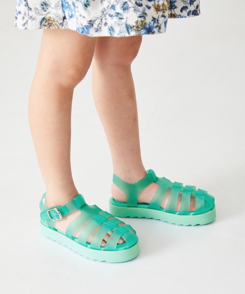 ORiental TRaffic(オリエンタルトラフィック)の「EC限定 PVCグルカサンダル K-321(サンダル・キッズ・ブラウン/グリーン/レインボー・15.0cm/16.0cm/17.0cm/18.0cm/19.0cm/20.0cm)」の15枚目の写真