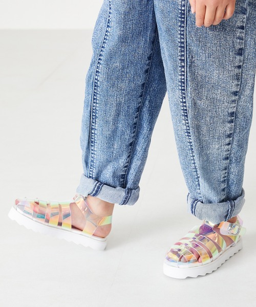 ORiental TRaffic(オリエンタルトラフィック)の「EC限定 PVCグルカサンダル K-321(サンダル・キッズ・ブラウン/グリーン/レインボー・15.0cm/16.0cm/17.0cm/18.0cm/19.0cm/20.0cm)」の20枚目の写真