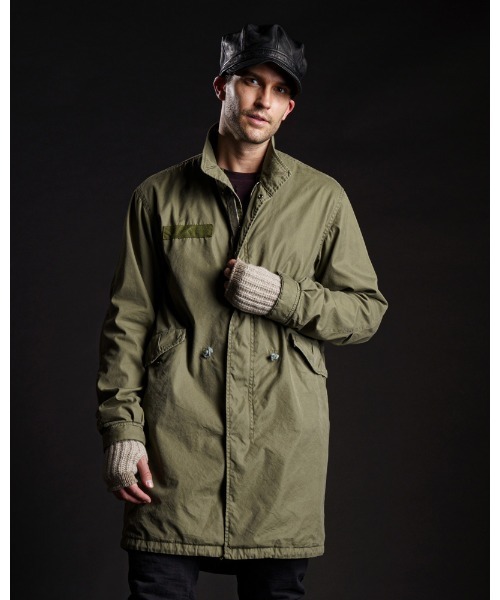 wjk（ダヴルジェイケイ）の「Neo M65 fishtail parka（モッズコート・メンズ・ブラック/カーキ・SMALL/MEDIUM/LARGE/X-LARGE）」の4枚目の写真