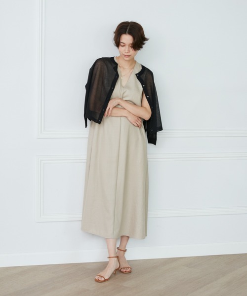 INED（イネド）の「リネンライクワンピース（ワンピース）」 - WEAR