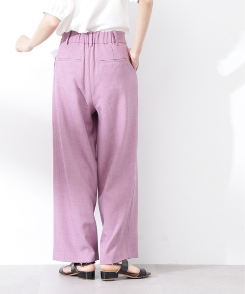 N.(N. Natural Beauty Basic)(エヌエヌナチュラルビューティーベーシック)の「【S Size Line】◆ドライタッチワイドパンツ(スラックス・レディース・ピンク/ブラウン/オフホワイト・SMALL/MEDIUM)」の21枚目の写真