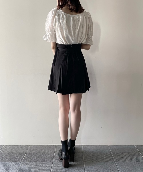 one way（ワンウェイ）の「デコルテレーストップス（シャツ/ブラウス・レディース・ブラック/ホワイト/ブルー/ピンク・FREE）」の17枚目の写真