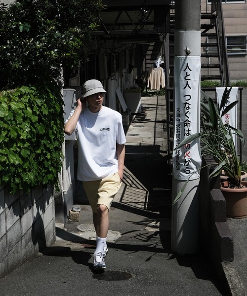 Carhartt WIP（カーハートダブリューアイピー）の「Carhartt WIP / カーハートWIP Chase Sweat Short チェイス スウェット ショーツ（スウェットパンツ・メンズ・ライトブルー/グリーン/イエロー・MEDIUM/LARGE/X-LARGE）」の8枚目の写真