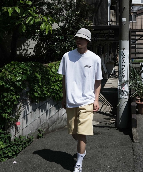 Carhartt WIP（カーハートダブリューアイピー）の「Carhartt WIP / カーハートWIP Chase Sweat Short チェイス スウェット ショーツ（スウェットパンツ・メンズ・ライトブルー/グリーン/イエロー・MEDIUM/LARGE/X-LARGE）」の9枚目の写真
