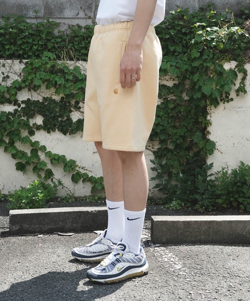 Carhartt WIP（カーハートダブリューアイピー）の「Carhartt WIP / カーハートWIP Chase Sweat Short チェイス スウェット ショーツ（スウェットパンツ・メンズ・ライトブルー/グリーン/イエロー・MEDIUM/LARGE/X-LARGE）」の11枚目の写真