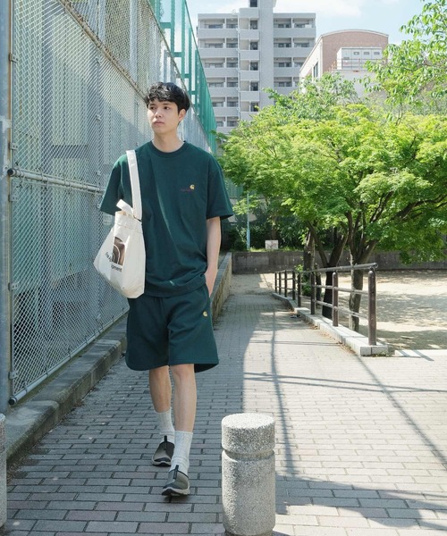 Carhartt WIP（カーハートダブリューアイピー）の「Carhartt WIP / カーハートWIP Chase Sweat Short チェイス スウェット ショーツ（スウェットパンツ・メンズ・ライトブルー/グリーン/イエロー・MEDIUM/LARGE/X-LARGE）」の16枚目の写真