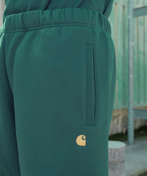 Carhartt WIP（カーハートダブリューアイピー）の「Carhartt WIP / カーハートWIP Chase Sweat Short チェイス スウェット ショーツ（スウェットパンツ・メンズ・ライトブルー/グリーン/イエロー・MEDIUM/LARGE/X-LARGE）」の21枚目の写真