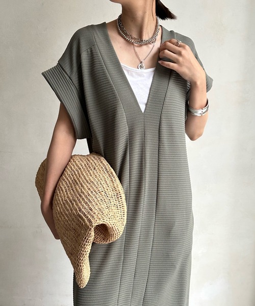 DouDou（ドゥドゥ）の「【AgAwd/アガウド】プラケットワンピース（ワンピース・レディース・カーキ/ブラック・FREE）」の20枚目の写真