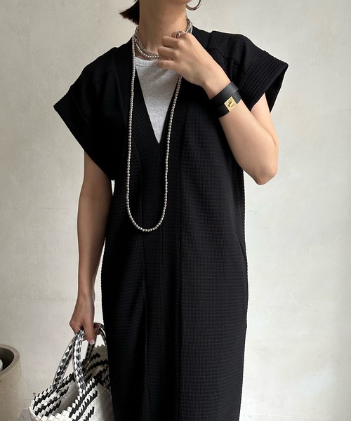 DouDou（ドゥドゥ）の「【AgAwd/アガウド】プラケットワンピース（ワンピース・レディース・カーキ/ブラック・FREE）」の6枚目の写真