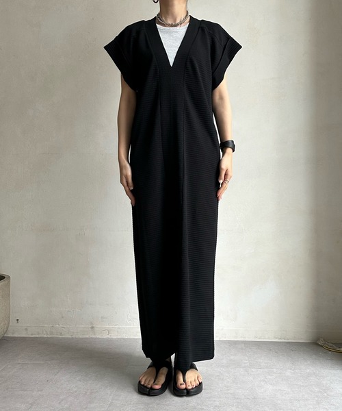 DouDou（ドゥドゥ）の「【AgAwd/アガウド】プラケットワンピース（ワンピース・レディース・カーキ/ブラック・FREE）」の13枚目の写真