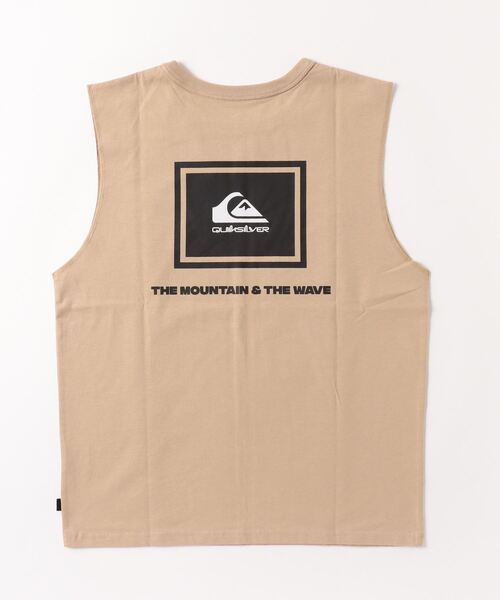 Quiksilver（クイックシルバー）の「【ムラサキスポーツ別注】QUIKSILVER/クイックシルバー タンクトップ/ノースリーブ バックプリント サーフ/トレーニング/エクササイズ QSL232610M（タンクトップ・メンズ・ブラック/ホワイト/ベージュ・L/M）」の6枚目の写真