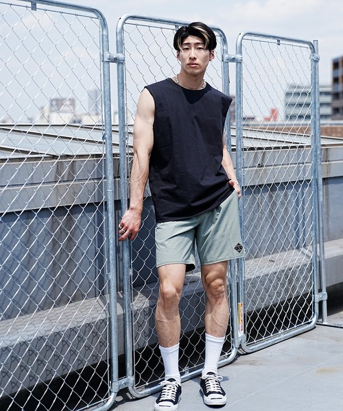 Quiksilver（クイックシルバー）の「【ムラサキスポーツ別注】QUIKSILVER/クイックシルバー タンクトップ/ノースリーブ バックプリント サーフ/トレーニング/エクササイズ QSL232610M（タンクトップ・メンズ・ブラック/ホワイト/ベージュ・L/M）」の20枚目の写真