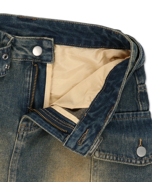 SPINNS（スピンズ）の「ベルト付き デニムミニスカート/スカパン（デニムスカート・レディース・ブルー/ブラック/カーキ/その他・ONESIZE）」の18枚目の写真