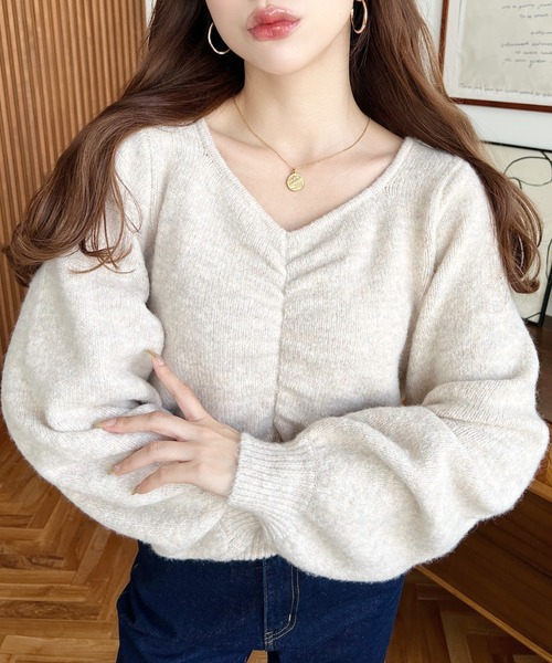 【1度着用のみ美品】 セオリー 近年モデル ニット プルオーバー シルク 畦編クルーネックニットプルオーバー＜大きいサイズ有＞シック