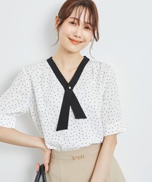 ROPE' PICNIC | 【WEB限定】アソート配色リバーボタンタイブラウス(シャツ/ブラウス)