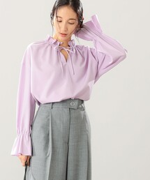 B:MING by BEAMS / フリル ネック ブラウス