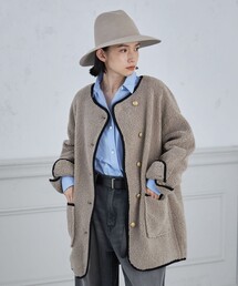 NOLLEY’S | ◇【WEB限定】ECOPEL ボアパイピングブルゾン(ブルゾン)