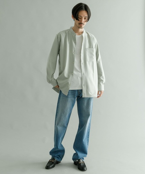 URBAN RESEARCH（アーバンリサーチ）の「バンドカラーシャツ