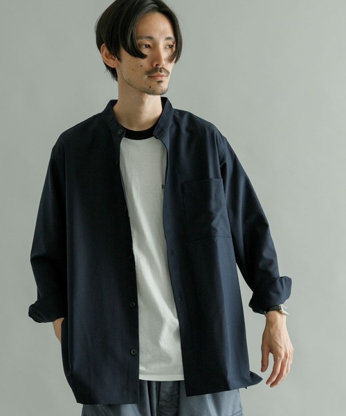 【アーバンリサーチ】シャツジャケット URBAN RESEARCH｜『UR TECH DRYLUXE』高機能リネンシャツ