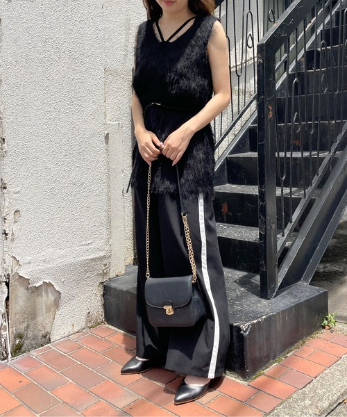 NOMAE（ノーマエ）の「シャギーロングベスト（ベスト）」 - WEAR