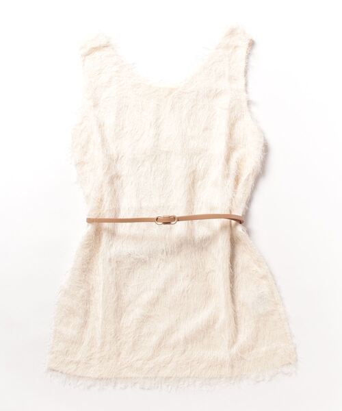 NOMAE(ノーマエ)の「シャギーロングベスト(ベスト・レディース・アイボリー/ブラック/グレー・FREE)」の18枚目の写真