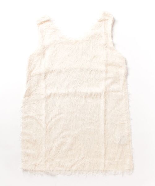 NOMAE(ノーマエ)の「シャギーロングベスト(ベスト・レディース・アイボリー/ブラック/グレー・FREE)」の21枚目の写真