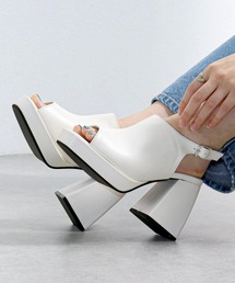 バックストラップ付きミュール ストラップ付きミュール ミュール