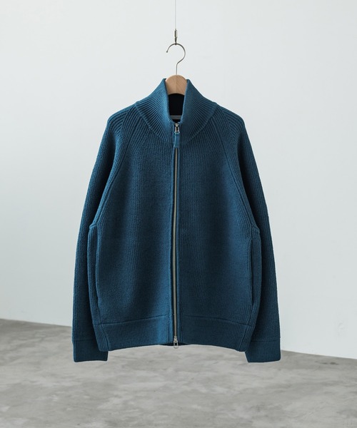 WYM LIDNM ドライバーズニット WYM LIDNM セーター ニット MILANO RIB HEAVY WEIGHT TURTLE メンズ