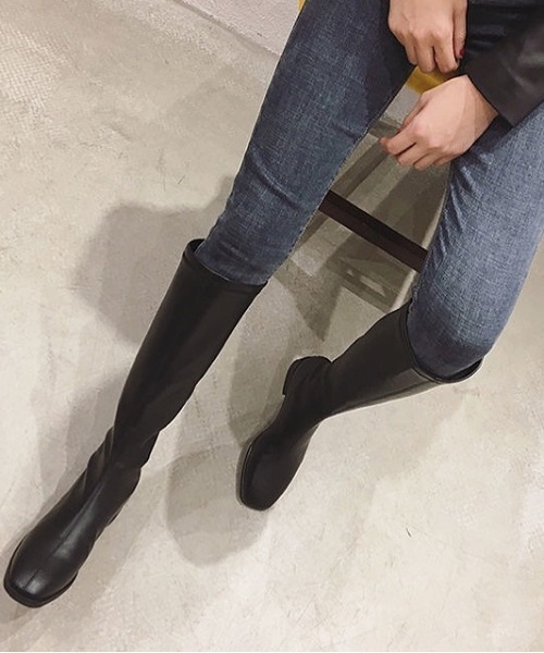 セール】センターステッチロングブーツ（ブーツ）｜LADY LIKE（レディ