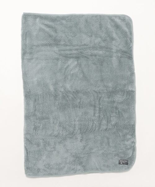 emesuelee（エメスーリー）の「ふわふわモフモフシープタッチブランケットM（ブランケット・レディース・モスグリーン/モカ/ライトグレー/アイボリー/ブルー・フリー）」の12枚目の写真