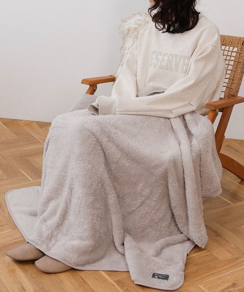 セール】もこもこシープタッチブランケットM（ブランケット