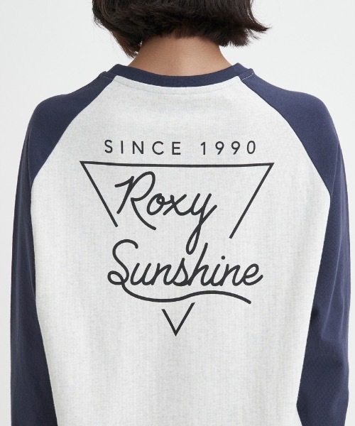 ROXY(ロキシー)の「ROXY SUNSHINE/ロキシーバックプリントラグランロングカットソー(Tシャツ/カットソー・レディース・グリーン/ブラウン/ネイビー・LARGE/MEDIUM/SMALL)」の9枚目の写真