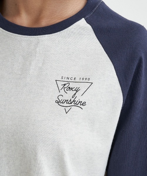ROXY(ロキシー)の「ROXY SUNSHINE/ロキシーバックプリントラグランロングカットソー(Tシャツ/カットソー・レディース・グリーン/ブラウン/ネイビー・LARGE/MEDIUM/SMALL)」の10枚目の写真