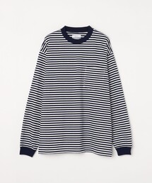 SHIPS any: ベーシック ボーダー バリエーション Tシャツ (ロンT)