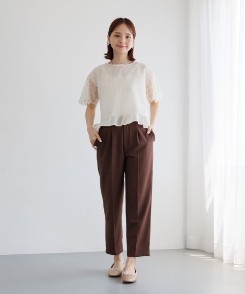 【セール】スモーキーテーパードパンツ2（その他パンツ）｜flower（フラワー）