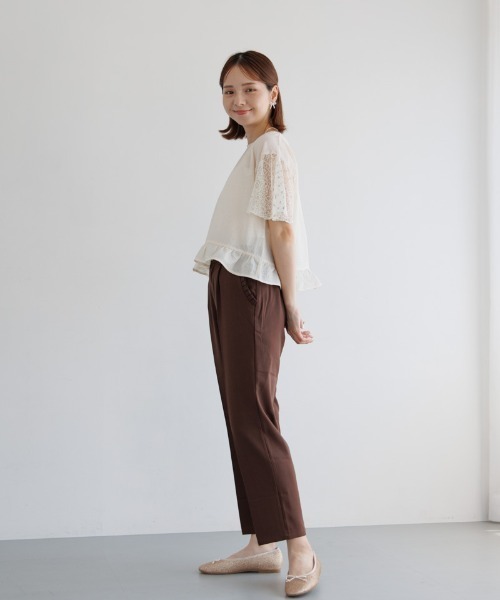 【セール】スモーキーテーパードパンツ2（その他パンツ）｜flower（フラワー）